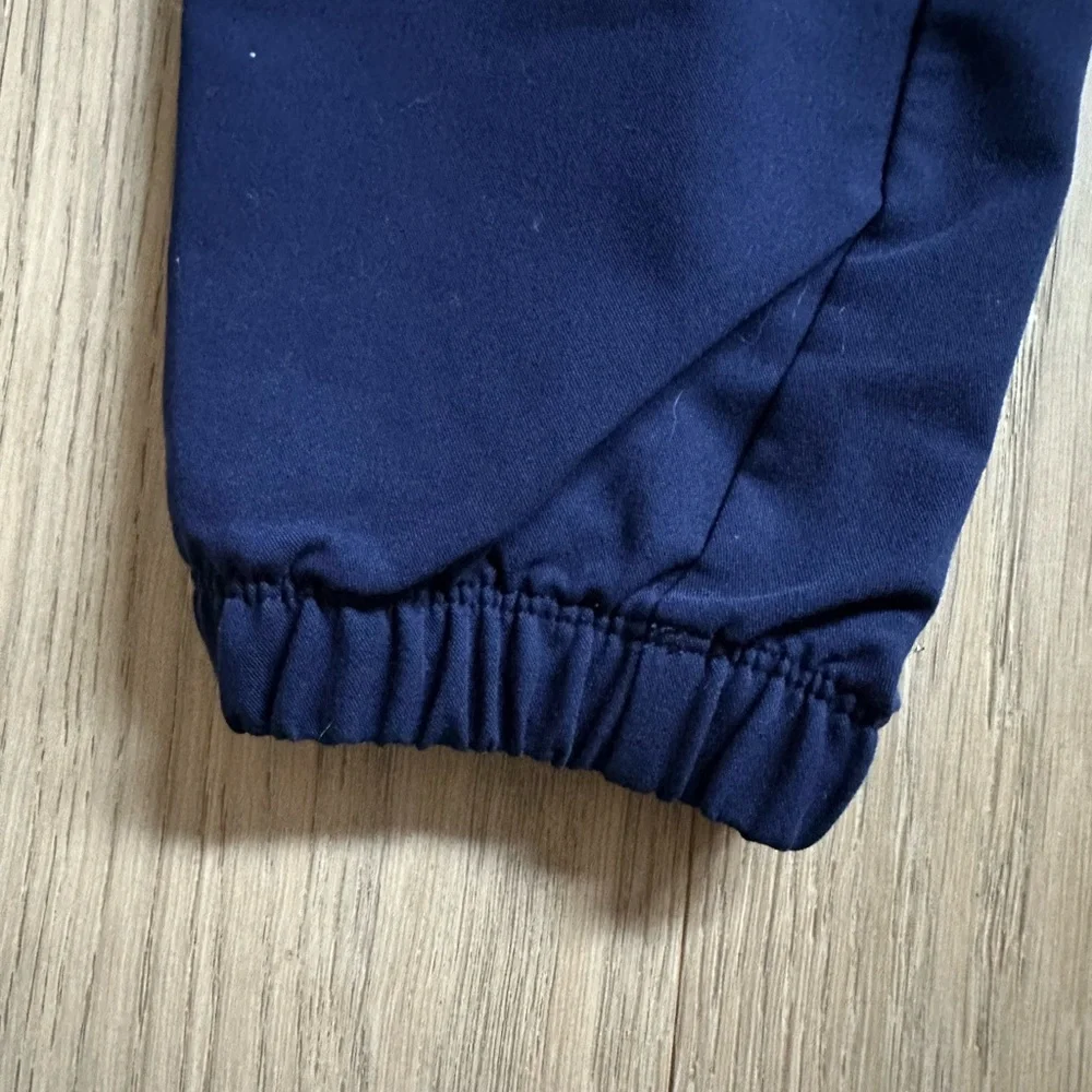 Figs Technical Collection Blue Jogger Pants with Elastic Cuffs Size Small